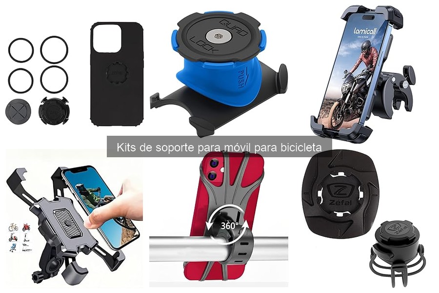 ¿Qué son los kits de soporte para móvil en bicicleta?