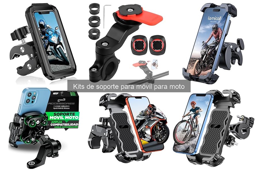 Qué son los kits de soporte para móvil para moto
