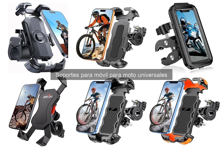 ¿Qué son los soportes universales para móvil en motos?
