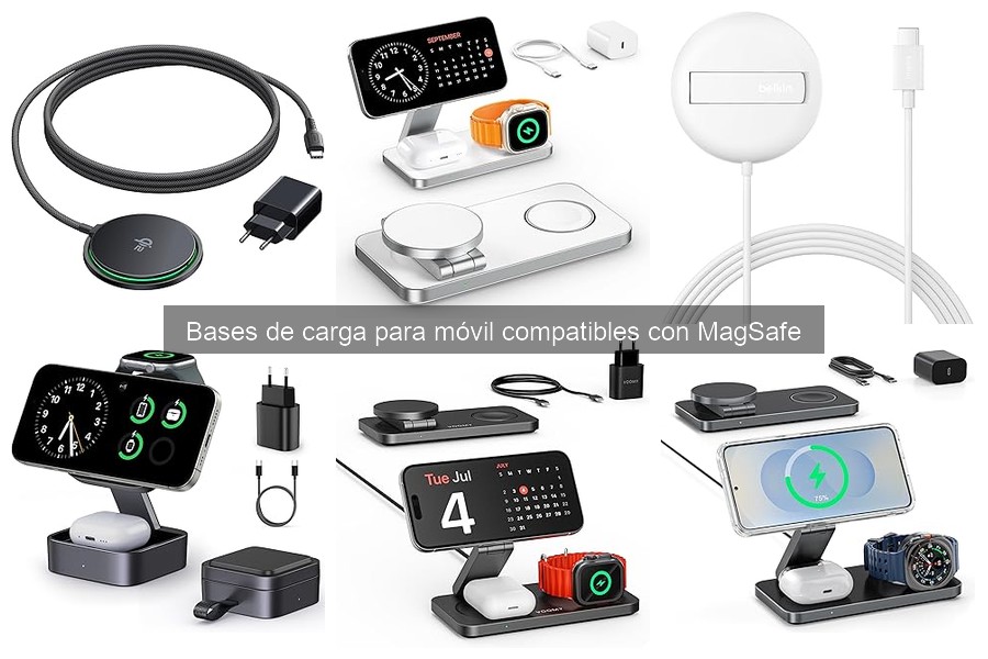 Reseñas de las Mejores Bases de Carga MagSafe para Móvil