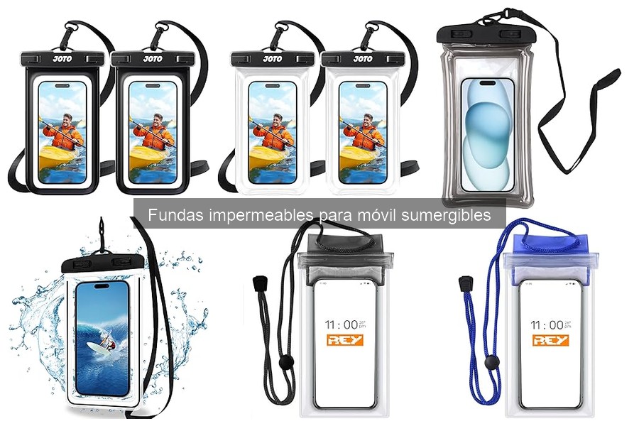 ¿Son efectivas las fundas impermeables para móvil en extremos?