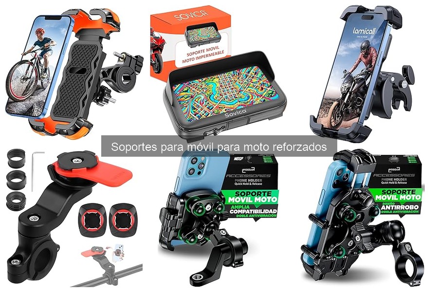 ¿Son realmente necesarios los soportes reforzados para móvil en motos?
