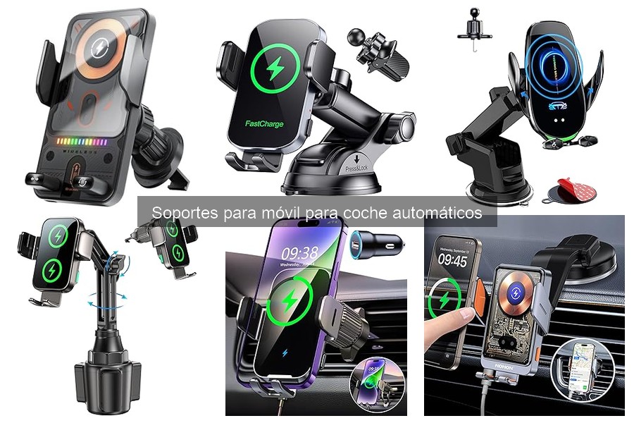 Soportes automáticos para móviles en coche: ¿Qué son?