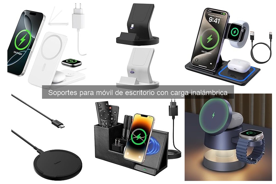 Soportes de escritorio con carga inalámbrica: ¿Son seguros?