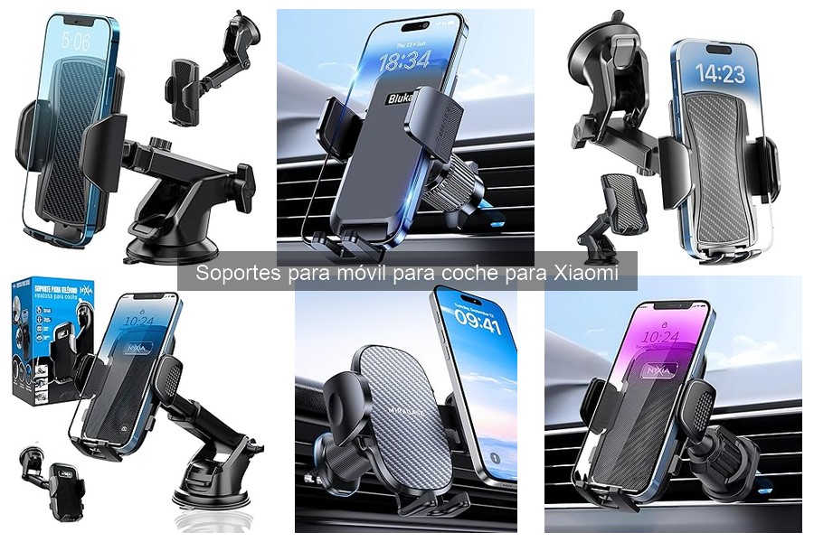 ** Soportes para móvil compatibles con coches: guía para Xiaomi