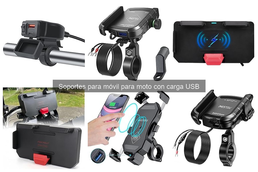 Soportes para móvil en moto con carga USB: ¿Qué son?