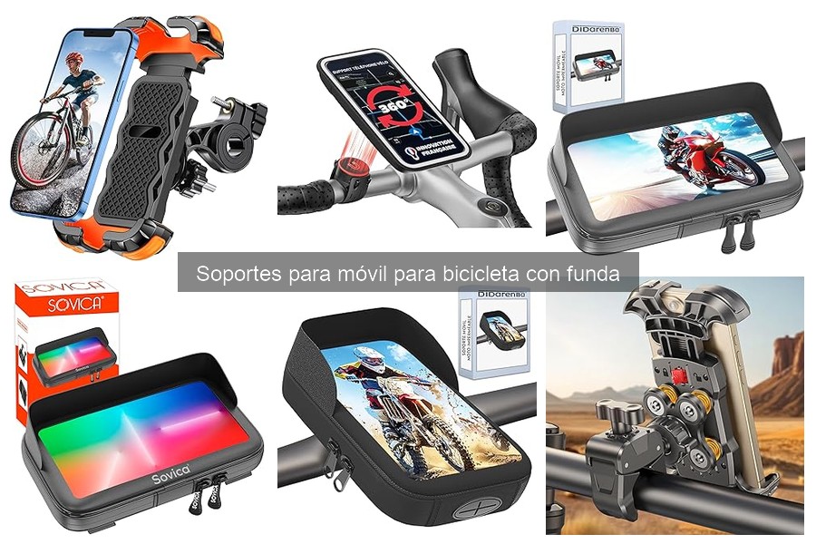Soportes para móvil para bicicleta con funda: ¿Qué son?
