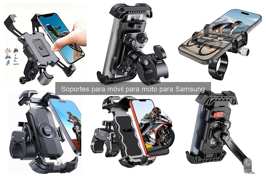 Soportes para móvil para moto: qué son y cómo funcionan