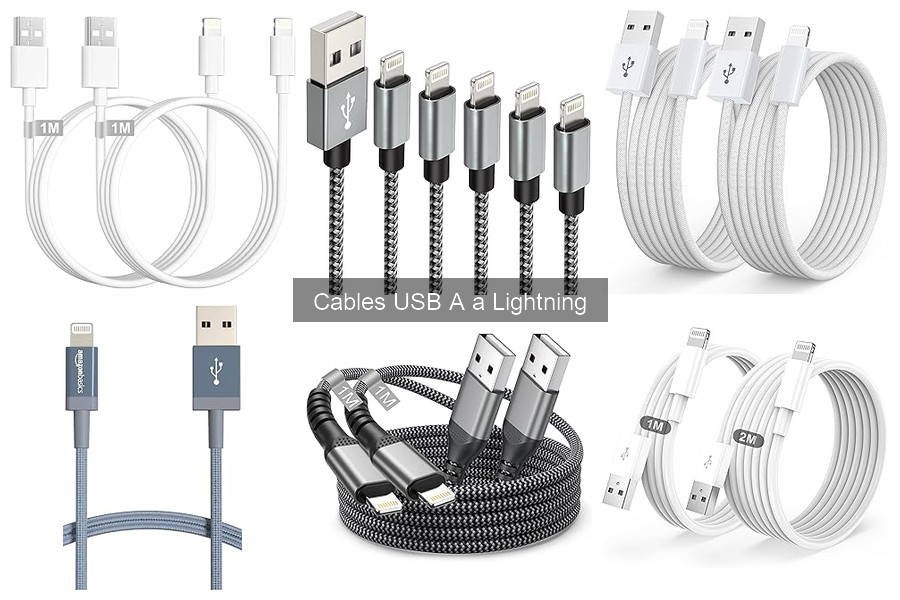 Tipos de cables USB A a Lightning: guía completa