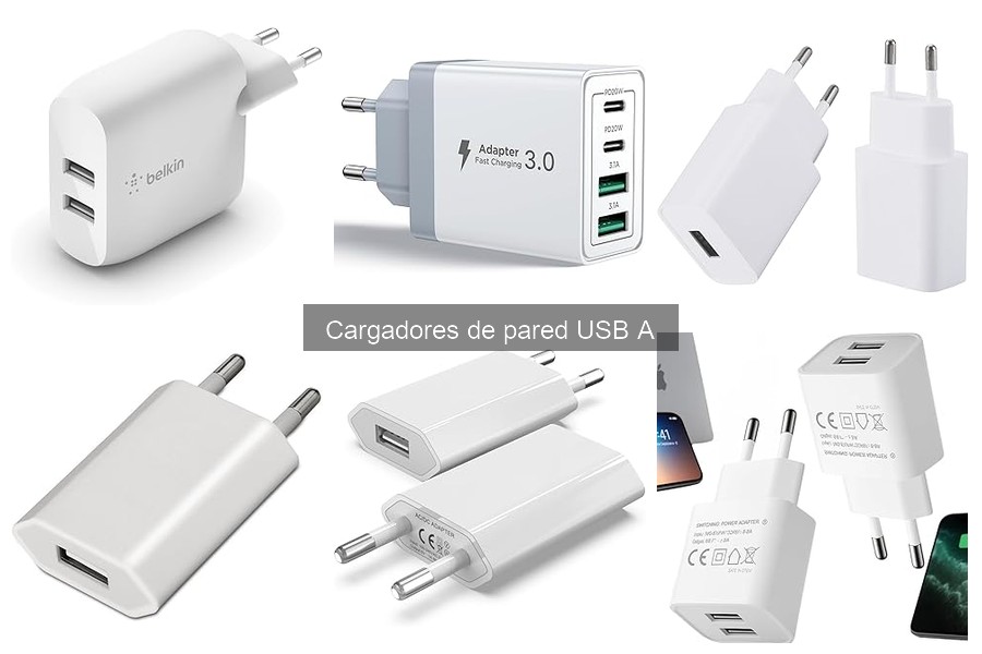 Tipos de Cargadores de Pared USB A: Modelos y Opciones