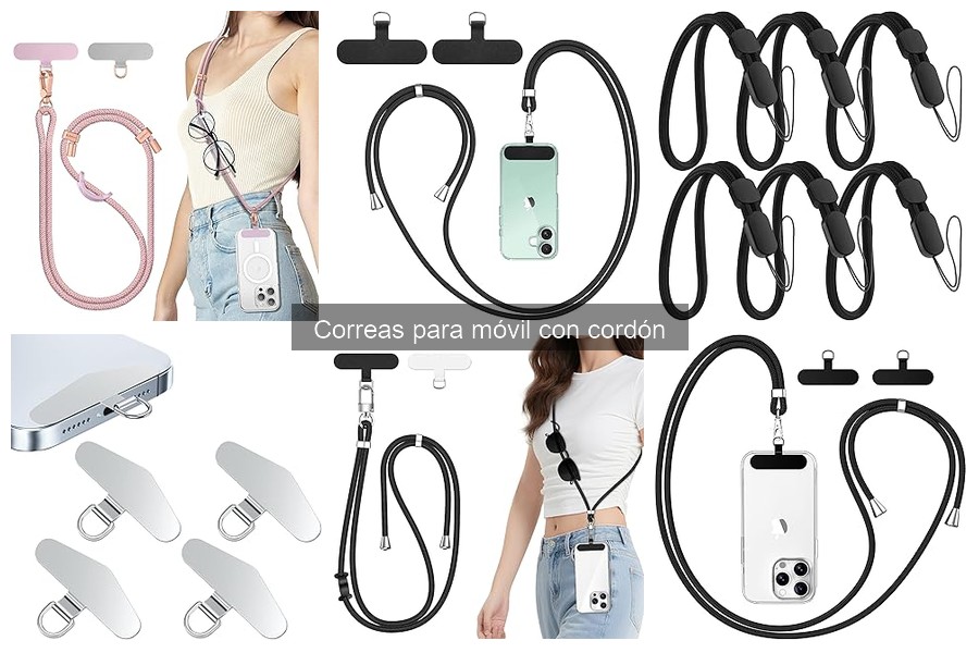 Tipos de correas para móvil con cordón: Guía completa