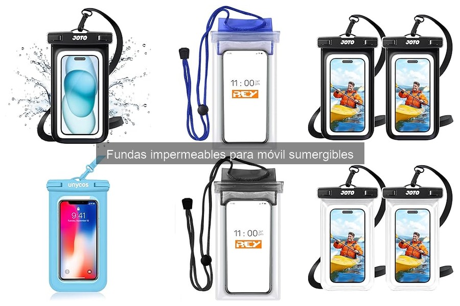 Tipos de fundas impermeables para móviles: guía completa