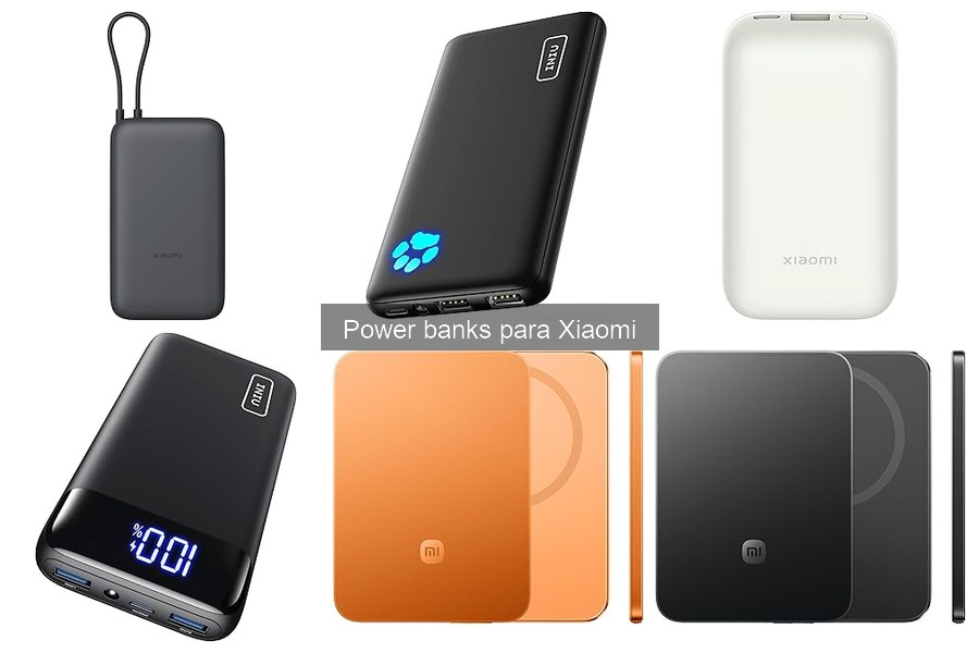 Tipos de power banks compatibles con dispositivos Xiaomi