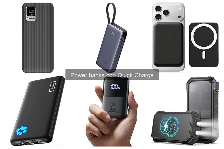 Tipos de power banks con Quick Charge y sus diferencias