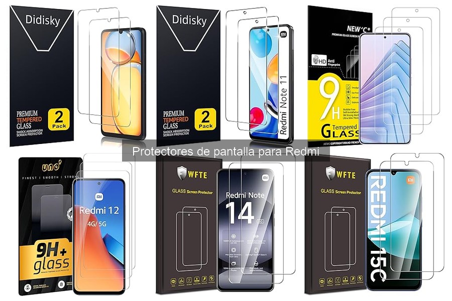 Tipos de protectores de pantalla para Redmi: Guía completa