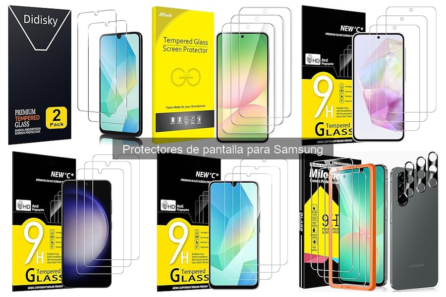 Tipos de protectores de pantalla para Samsung: ¡elige el mejor!