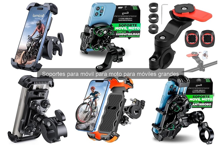 Tipos de soportes para móvil en moto: ¡Elige el mejor!