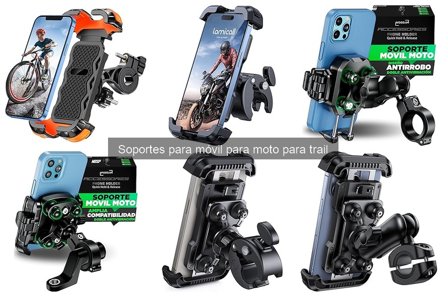 Tipos de Soportes para Móvil en Moto Trail: Guía Completa
