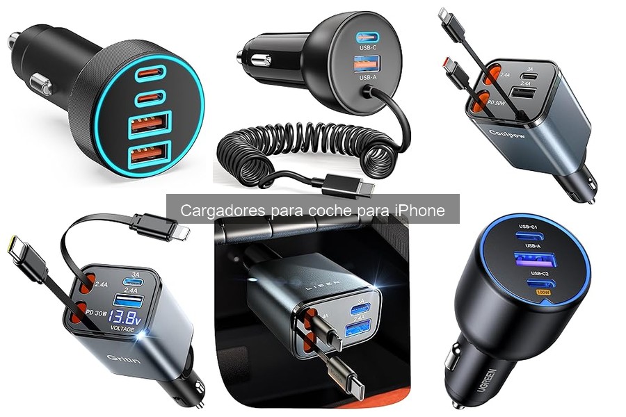Todo sobre los cargadores para coche para iPhone