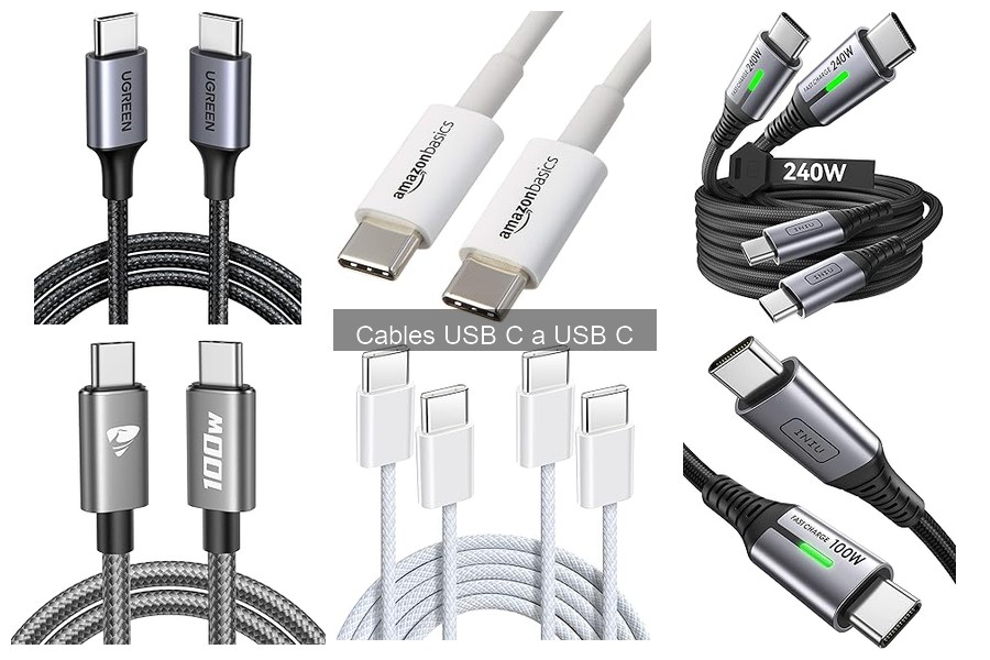 Velocidades de transferencia de cables USB C a USB C
