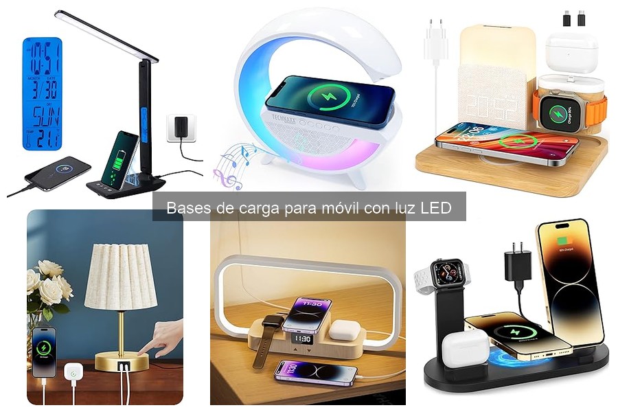 Ventajas de las bases de carga para móvil con luz LED