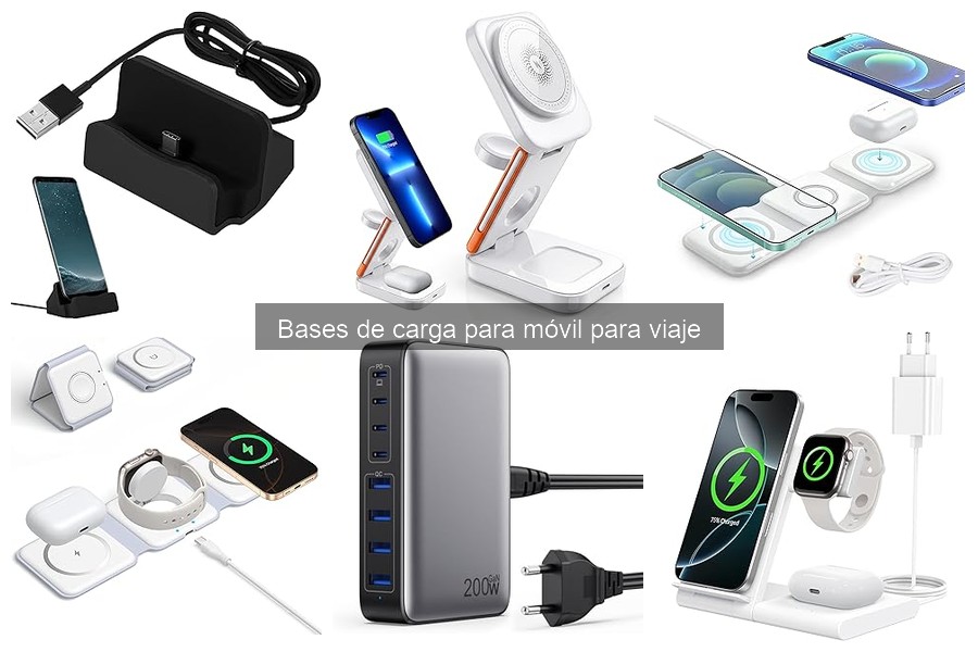 Ventajas de usar bases de carga para móvil al viajar