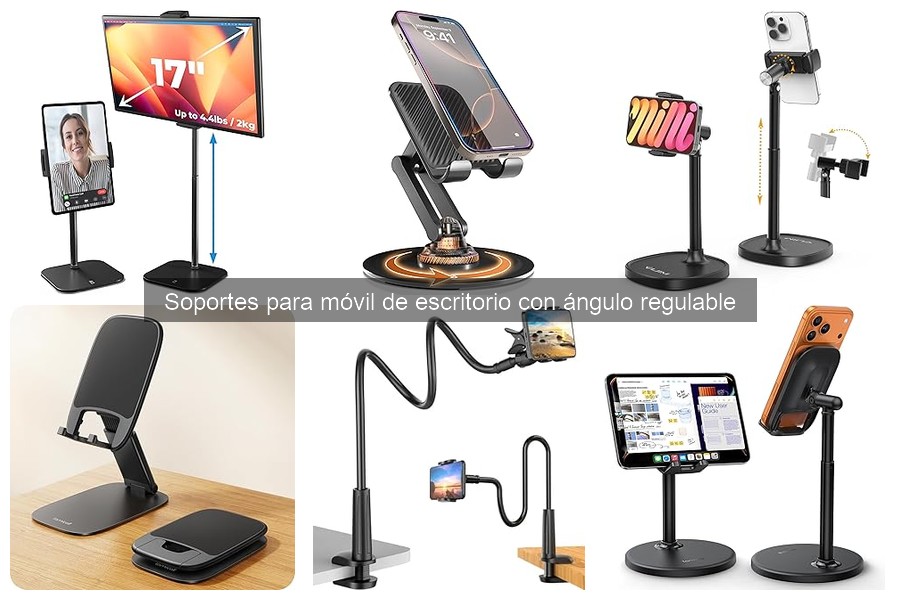 Ventajas de Usar un Soporte Móvil Regulable para Escritorio