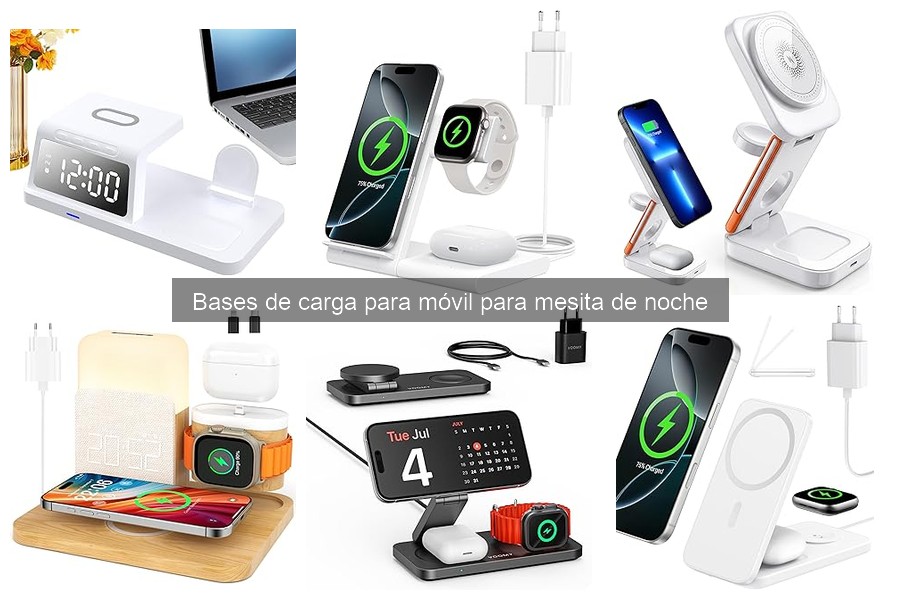 Ventajas de usar una base de carga en la mesita de noche