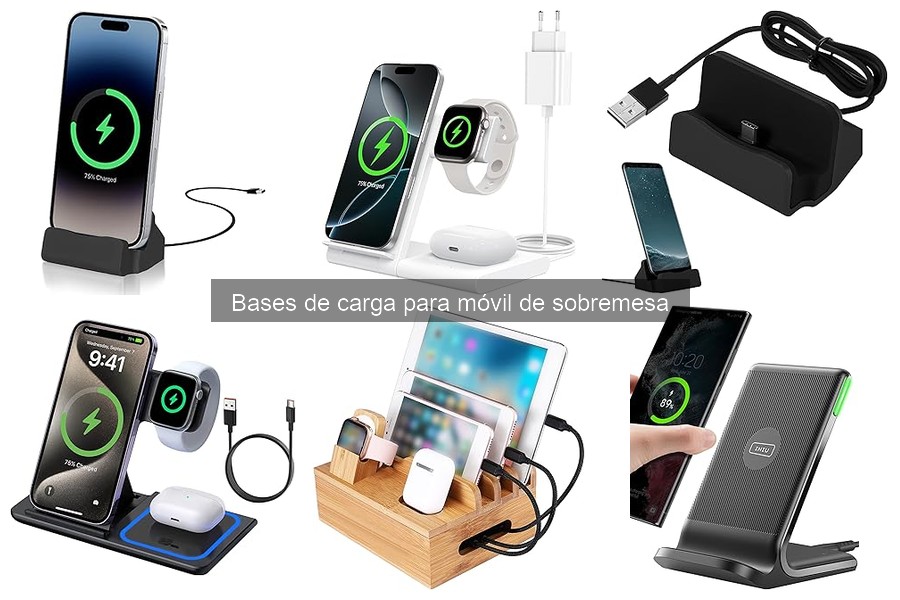 Ventajas de usar una base de carga para móvil de sobremesa