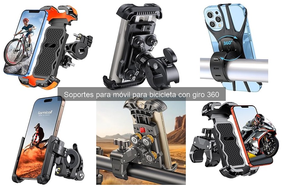 Ventajas del Soporte para Móvil en Bicicleta con Giro 360°