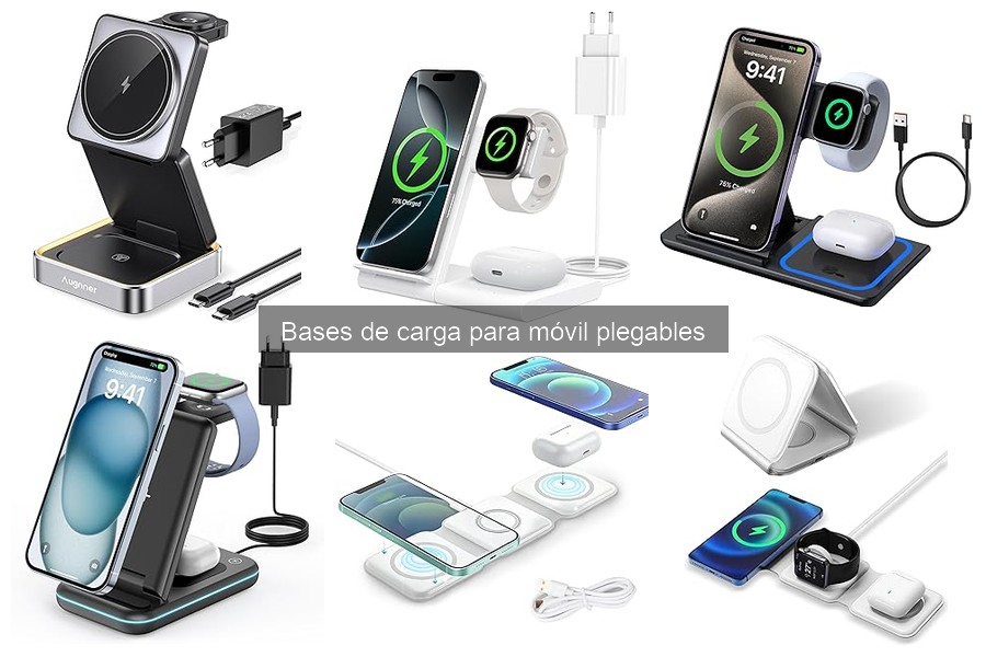 Ventajas y desventajas de bases de carga plegables para móvil
