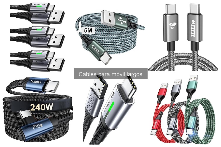 Ventajas y desventajas de cables largos para móvil