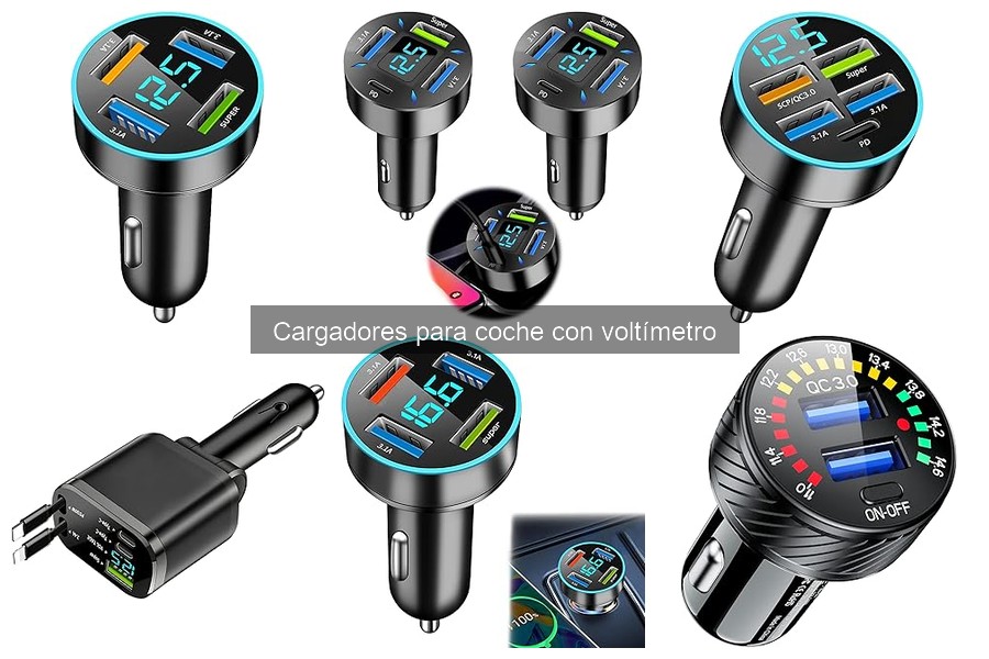Ventajas y desventajas de cargadores para coche con voltímetro