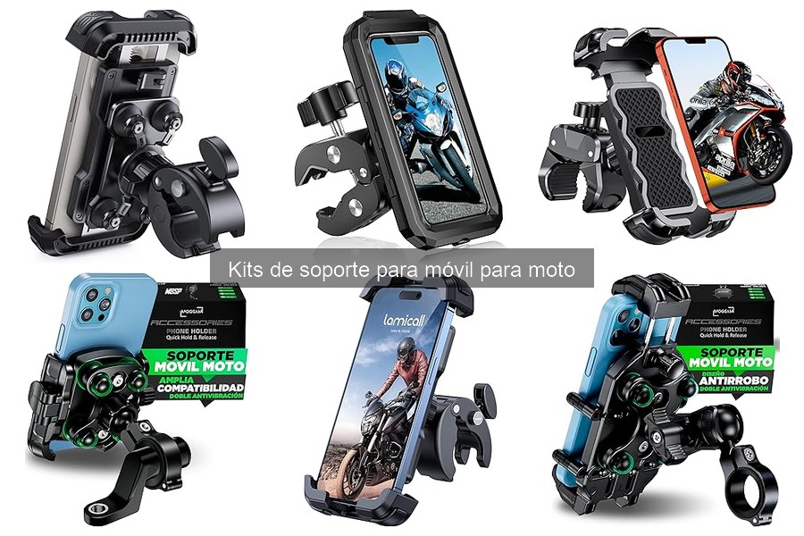 Ventajas y desventajas de kits de soporte para móvil en moto