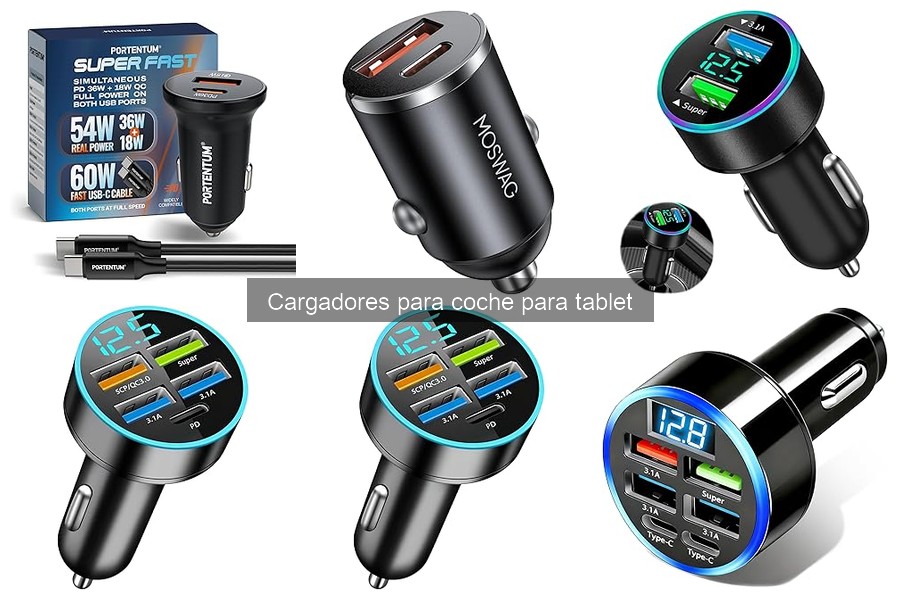 Ventajas y desventajas de los cargadores de coche para tablet