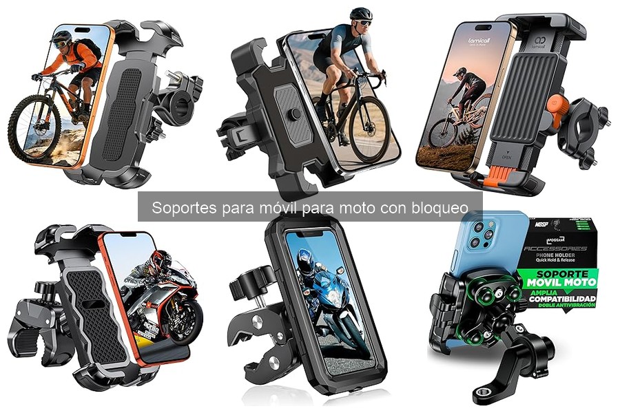 Ventajas y desventajas de los soportes para móvil con bloqueo en moto