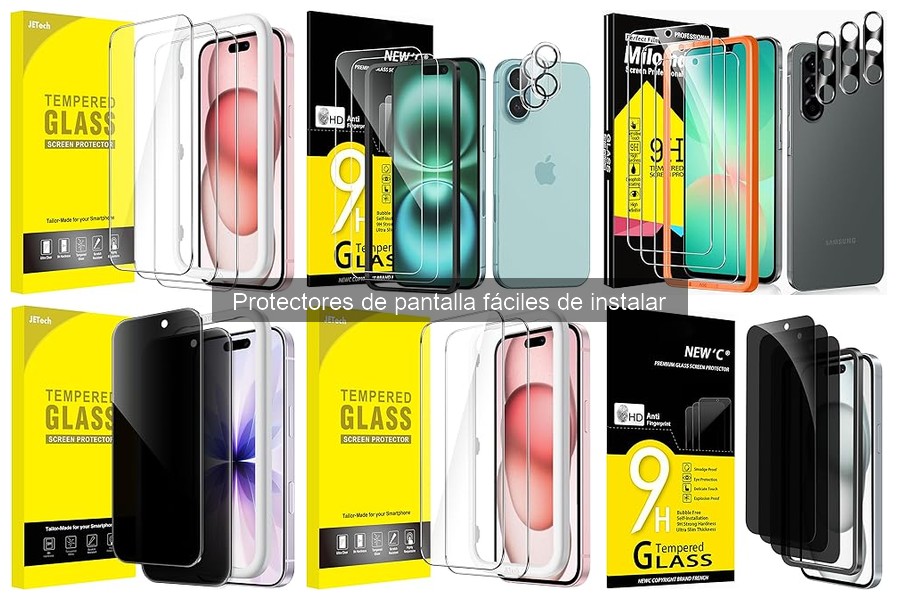 Ventajas y desventajas de protectores de pantalla fáciles de instalar
