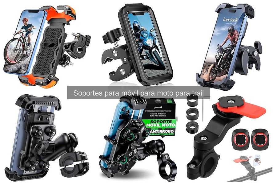 Ventajas y desventajas de soportes para móvil en moto trail
