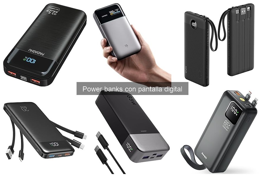 Ventajas y desventajas del power bank con pantalla digital